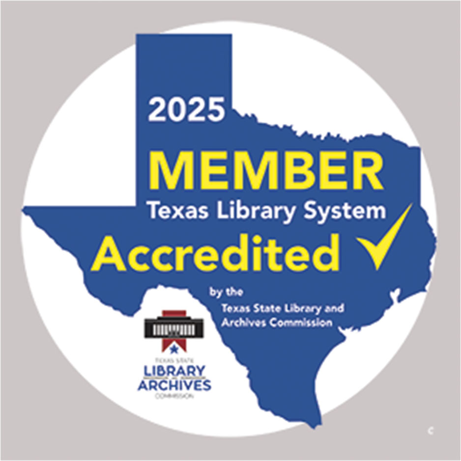 2025 Texas Public Library System Accreditation Badges
